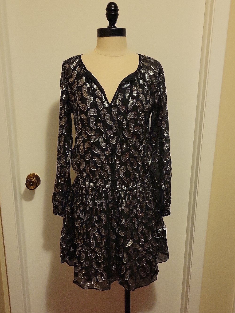 Michael Kors Foil Paisley Mini Dress